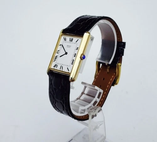 Men's JAPAN Vintage 1979 Watch SEIKO "Tank" 2620-5049*