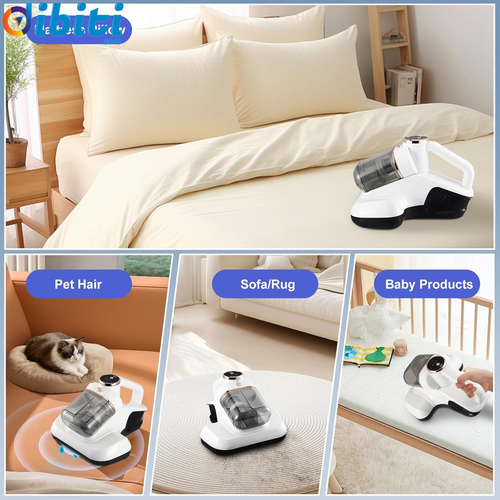 Battimaterasso Senza Fili, Aspirapolvere per Materassi Antibatterica Ultraviolet - Foto 3 di 12