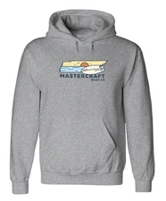Mastercraft Boat Co Tanasi Sunrise Surf Gray Pullover Hoodie Men’s Size XL