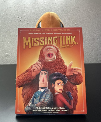 MISSING LINK (Blu-ray, 2019) W/ SLIPCOVER - USA - Out Of Print - FACTORY SEALED