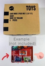 6 DISNEY PIXAR CARS MINI RACERS 3 PACK CASE FACTORY SEALED 2025 Mystery Lot