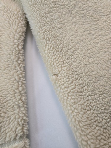Patagonia Retro X Vintage Y2K Seabird Green Beige Fleece Deep Pile Jacket Mens M - Picture 7 of 10