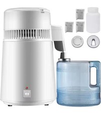 Pure Water Distiller 750W Fully Upgraded with Handle 1.1 Gal. /4L BPA Free Conta