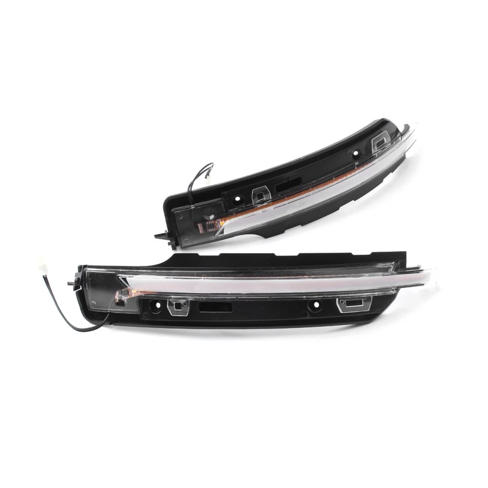 Indicador de luz de giro de espejo retrovisor lateral dinámico transparente para Porsche Macan 95B 2014 Foto 3 de 4