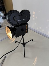 Hollywood Studios 14? Metal Movie Camera  Lamp Desk Table Prop Works