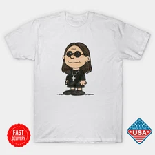 Ozzy Osbourne and Charlie Brown Inspired - Charles Schulz T-Shirt Fan Shirt SALE