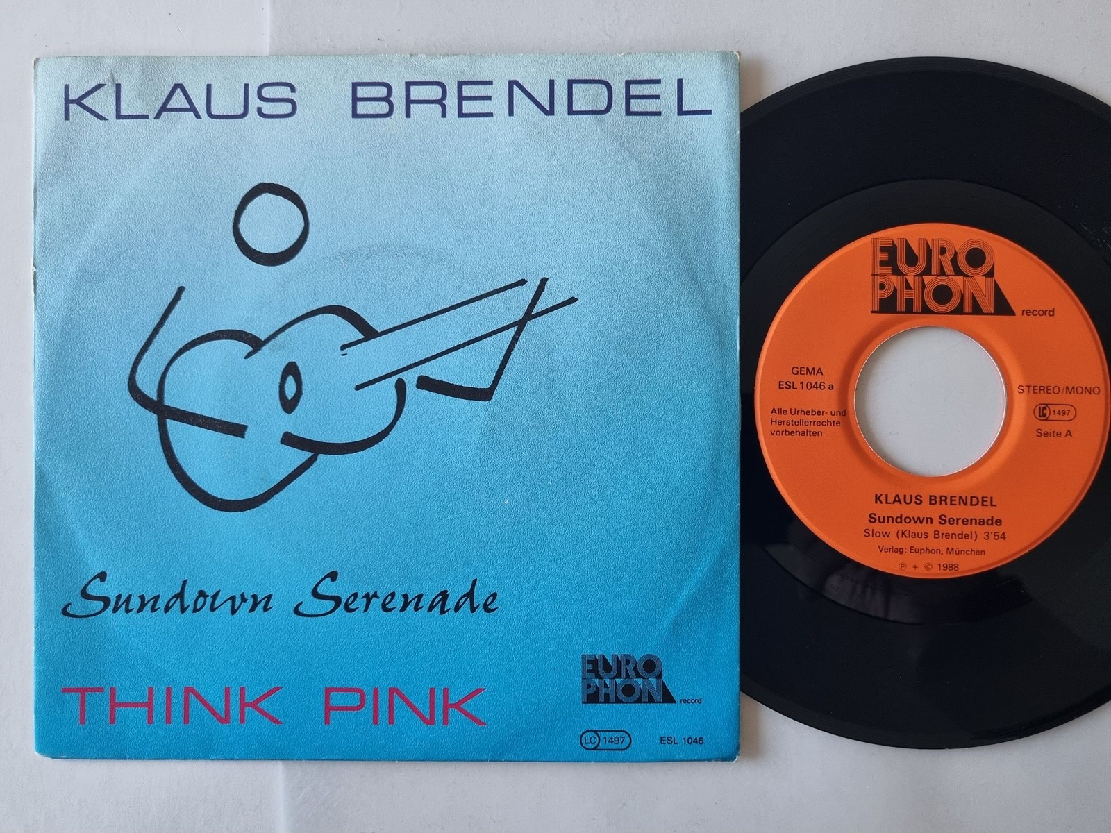 Klaus Brendel - Sundown Serenade 7'' Vinyl Germany
