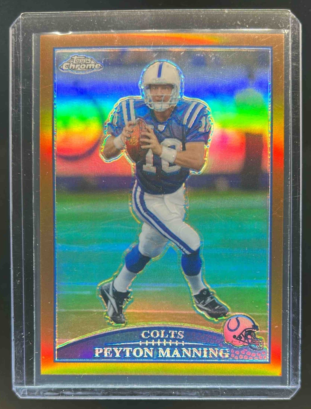 2009 Topps Chrome Peyton Manning Copper Refractor #589/649 Colts