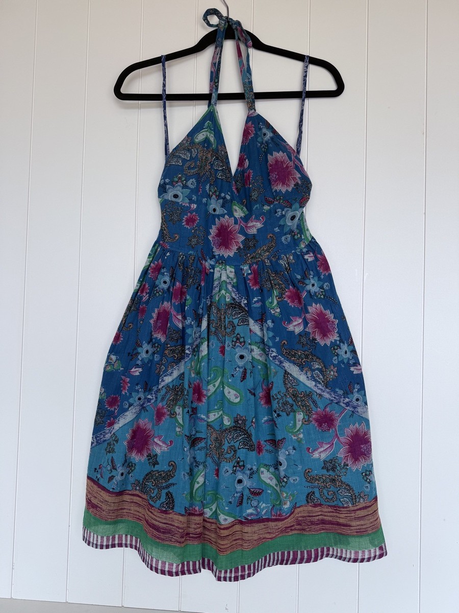 green emerald velvet dress Fit-and-Flare Cotton Floral Midi Summer Dress PromGirl