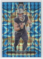 #158 Taysom Hill 2024 Panini Mosaic Reactive Blue New Orleans Saints