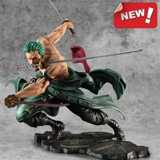 One Piece Roronoa Zoro 3-Blade Anime Figure Model Statue