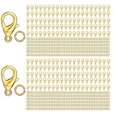 700Pcs Lobster Claw Clasps and Open Jump Rings Set