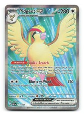 Pidgeot ex 217/197 Obsidian Flames Holo Ultra Rare Pokemon Card NM