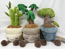 Greenhouse By Russ 12  Plant Plushie Lot Bamboo Bonsai Money Tree New With Tags