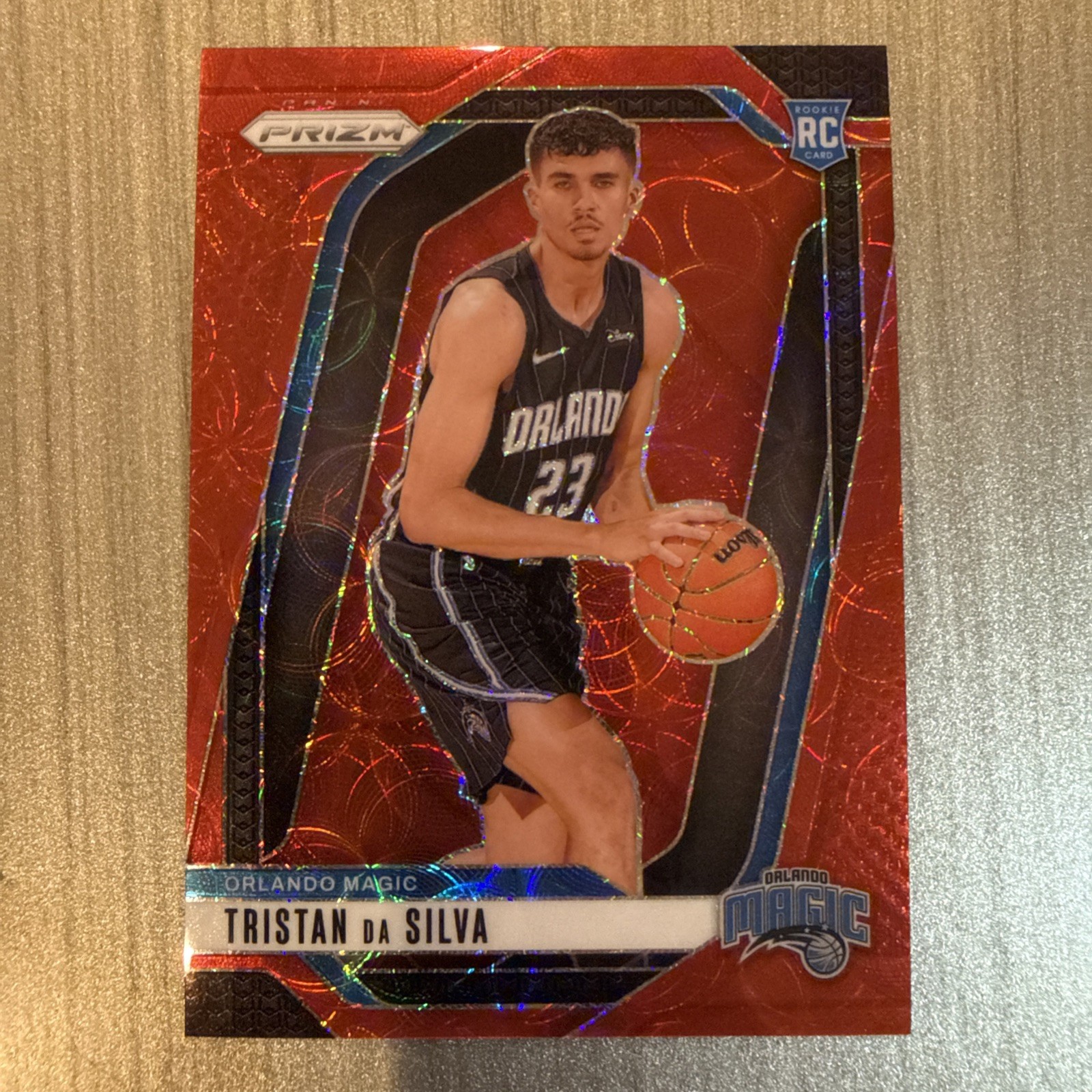 Tristan Da Silva 2024-25 Panini Prizm /88 Red Choice Prizm Rookie #256 Magic RC