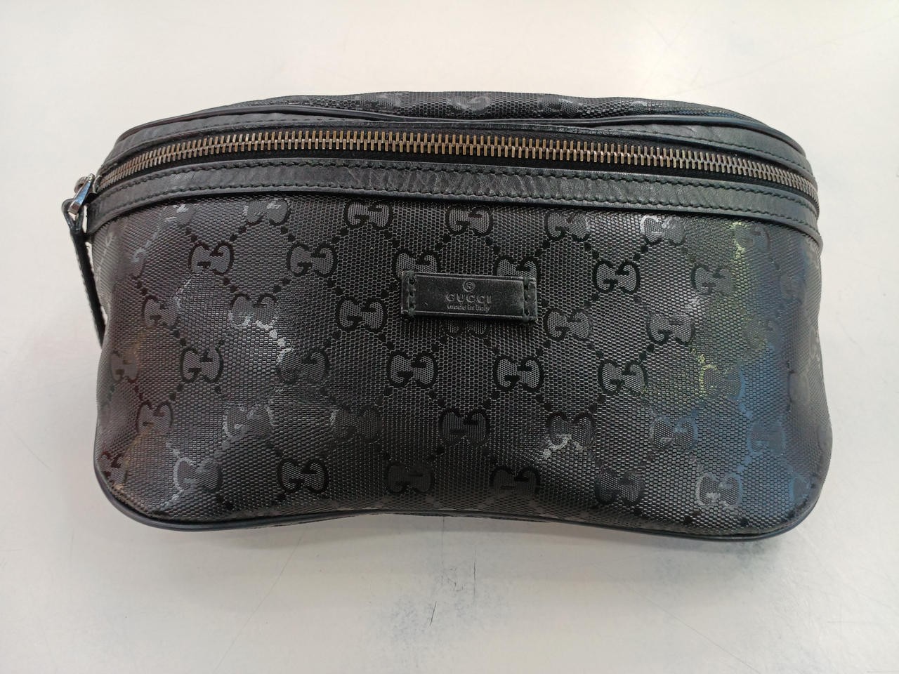 GUCCI 233269 Leather Shoulder Bag in Black 642341  