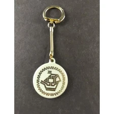 Vintage Maritime Tryst Company Keychain