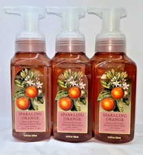 3 Sparkling Orange Bath  Body Works Gentle Foaming Hand Soap 8.75 fl oz