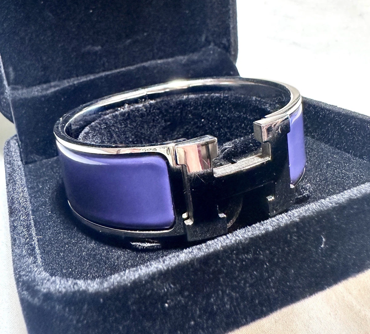 HERMES バングル purple color HERMÈS Purple Fashion Bracelets for sale | eBay