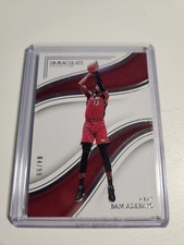 Panini Immaculate Collection Bam Adebayo #18 /99 Miami Heat Basketball 2022-23