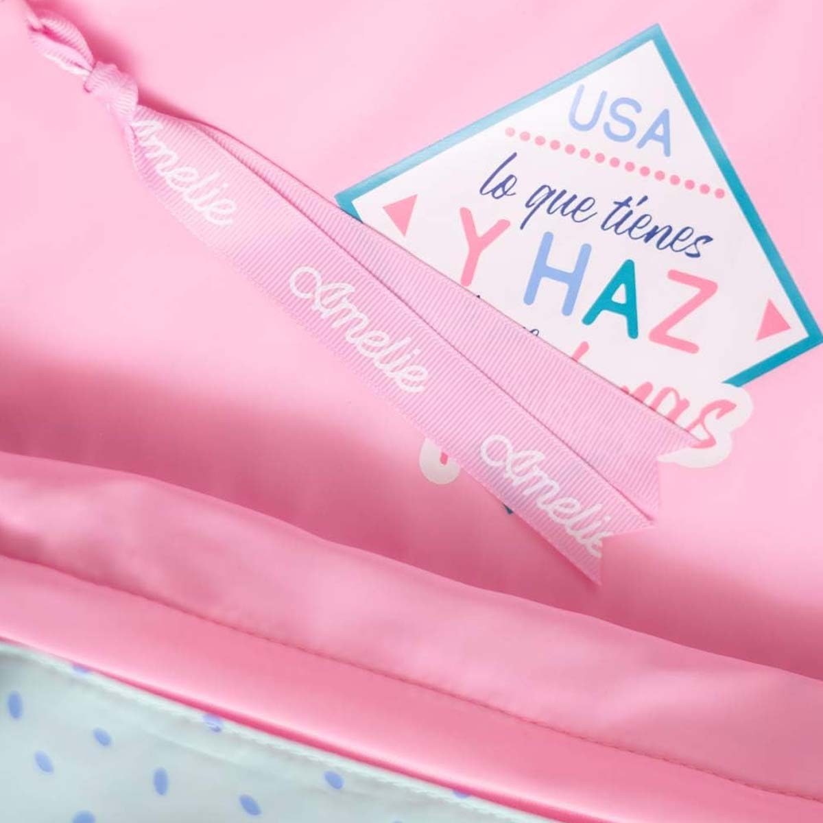 Sac à dos scolaire en polyester Amelie avec double compartiment