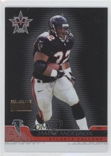 2001 Pacific Vanguard Premiere Date Missing Serial Number Jamal Anderson #4 0a1