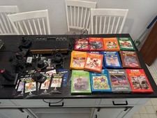 Huge Vintage 1980 Atari CX-2600 Console  Games Box Joystick Paddles Lot