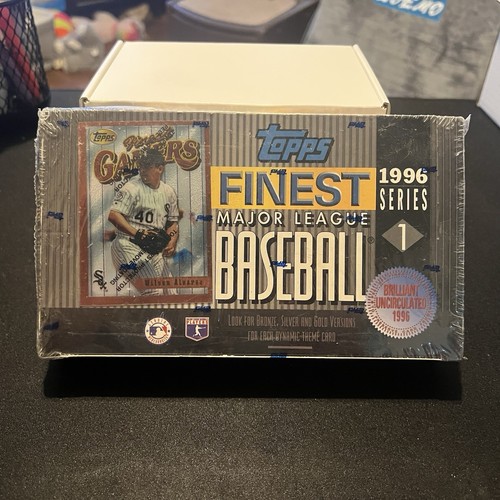 1996 Topps Finest Factory Sealed Baseball Hobby Box Alvarez Top Series 1 (1505)