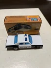 Vintage Matchbox Superfast Plymouth Gran Fury Police Car #10 White Blue Window.
