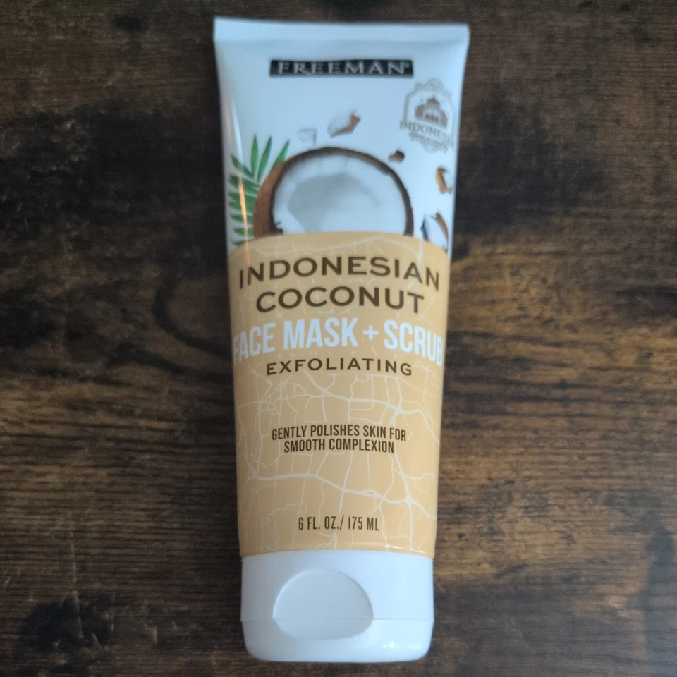 Máscara facial exfoliante Freeman Indonesia coco 6 oz - paquete de 2 Foto 2 de 2