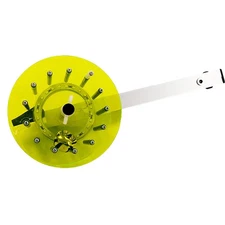 (1)-Green Northern Lights Ice Fishing Lighted Rattle Reel