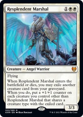 x1 Resplendent Marshal M MTG Kaldheim M/NM, English