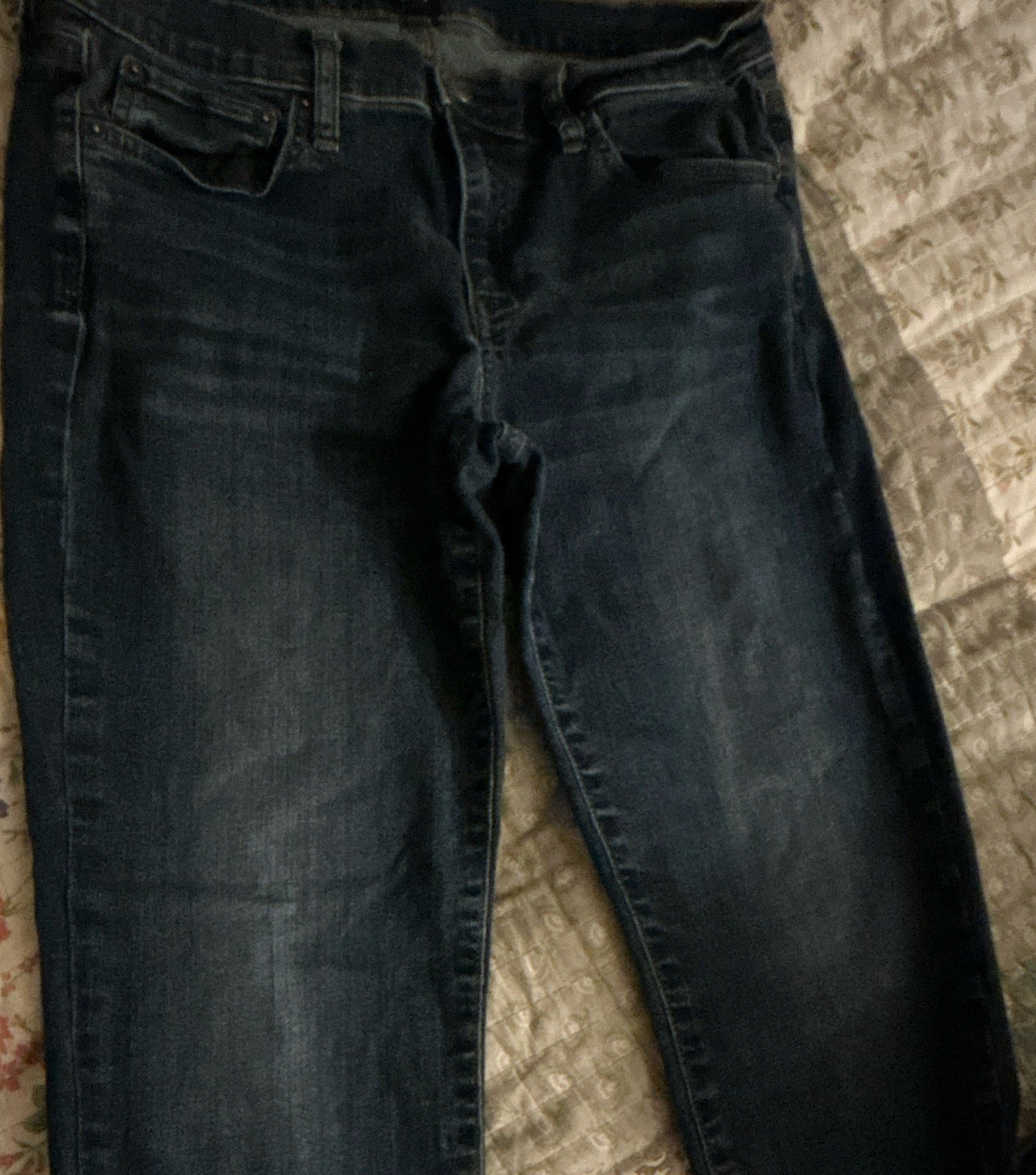 GAP Women’s Skinny Dark Wash Blue Denim Jeans Stretch Mid-Rise Petite 14