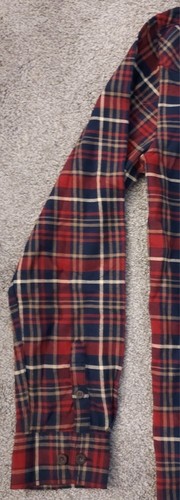 Salty Crew Men's Westbound Long Sleeve Flannel Navy Medium - Picture 2 of 20