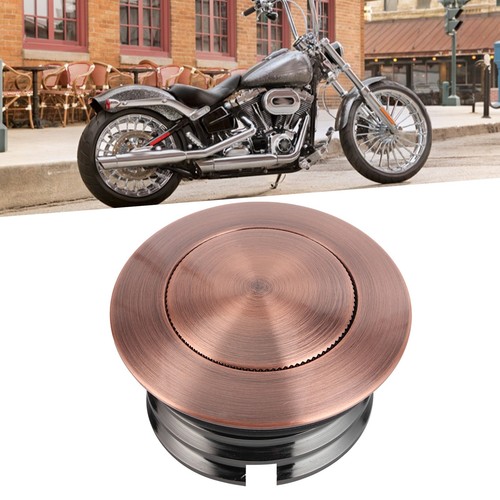 Fuel Tank Cover Push Type CNC Aluminum Alloy Oil Filler Cap Replacement - Picture 8 of 14