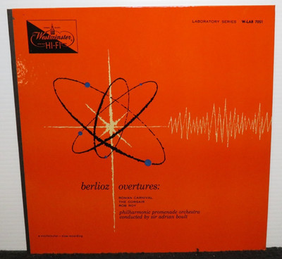 BERLIOZ OVERTURES SIR ADRIAN BOULT (NM) WESTMINSTER LABORATORY SERIES W-LAB-7051