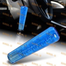 Jdm Vip Crystal Bubble Throw Gear Shifter Shift Knob Head 15cm W 3 Adapter Blue Jdm Vip Crystal Bubble Throw Gear Shifter Shift Knob Head 15cm W 3 Adapter Blue