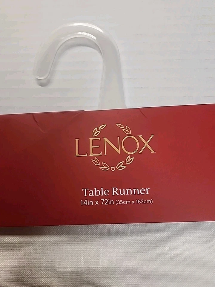 Lenox Bayberry Tree 14" x 72" Table Runner Christmas Tree NEW - Image 3 of 4