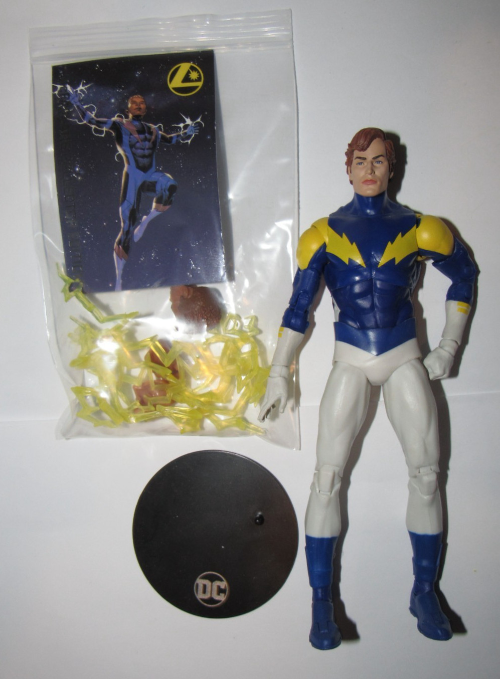 Mcfarlane DC Multiverse figure Lightning Lad Platinum complete excellent