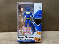 Hasbro Power Rangers Lightning Collection Zeo Blue Ranger SIGNED Steve Cardenas