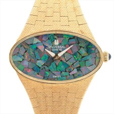 Universal Genève YG YG Stem-winder Opal dial cal.70