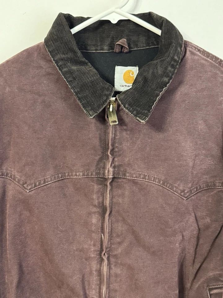 Chaqueta de bombardero occidental de colección Y2k CARHARTT Santa Fe J14 CLY para hombre talla grande regular Foto 3 de 4