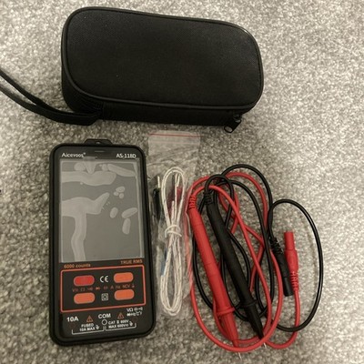 Aicevoos AS-118D Smart Digital Multimeter, Auto-Ranging Volt Meter mit T-RMS, 