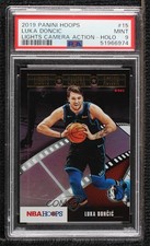 2019 Panini NBA Hoops Lights Camera Action Holo Luka Doncic #15 PSA 9 MINT 00fb