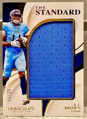 JERSEY # MATCH! 2020 Panini Immaculate Standard Jerseys A.J. Brown 11/25! EAGLES