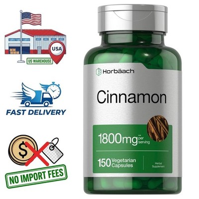Extracto de Corteza de Canela de Ceilán y Cassia 1800mg 10:1 150 Cápsulas