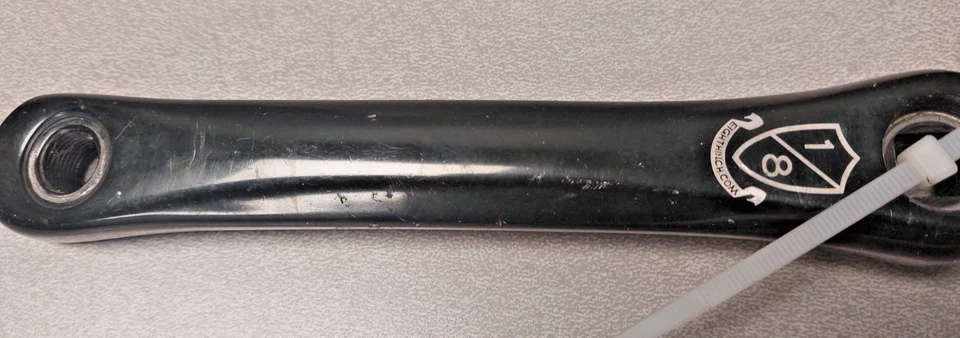 Juego de bielas de bicicleta triple e*Thirteen Components 1/8 negro 170 mm BCD130 EE. UU. Envío :) Foto 4 de 4