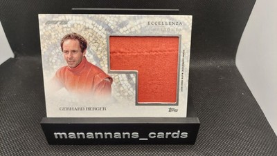 Topps F1 Eccellenza 2025 - Reliquia - Gerhard Berger Relic Suit Stitch Detail