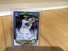 2025 Bowman Draft DEVIN TAYLOR 1st Bowman Chrome Auto CPA-DT Oakland Athletics