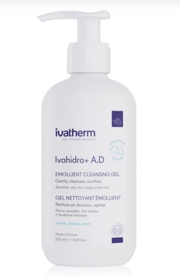 Ivatherm Ivahidra+ A.D Emollient washing gel with soothing effect 250 ml